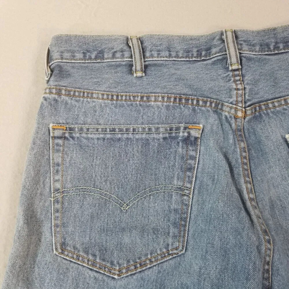 Levi's 550‎ jeans men's 38x32 relaxed fit tapered straight blue denim pants